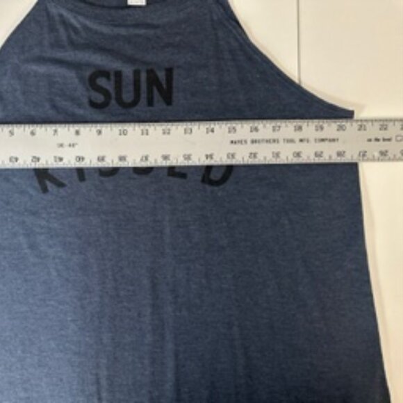 Sun Kissed Tank Blue Heather NWT SZ XL - Picture 5 of 8